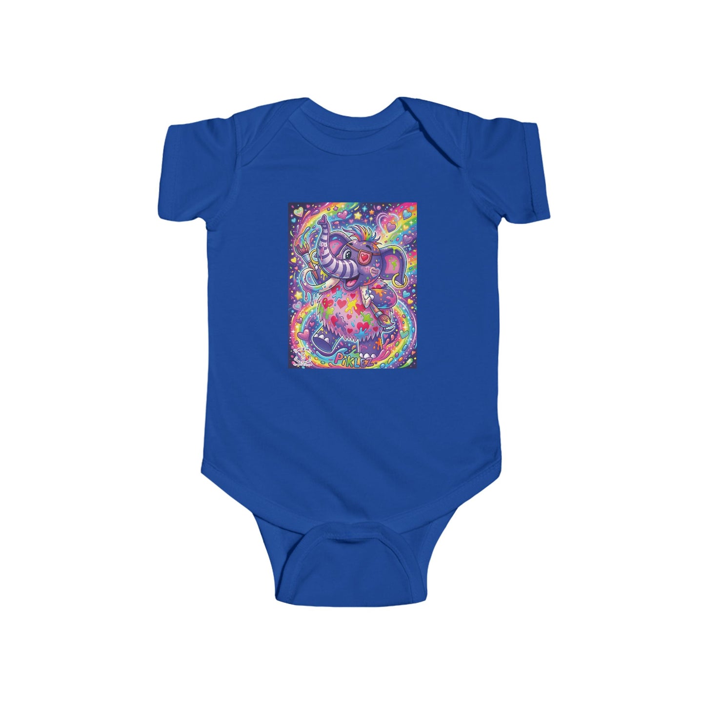 Piklez™ Infant Fine Jersey Bodysuit – "Magic Paint!" Graphic | Smile Universe Collection