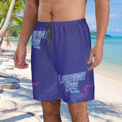 BWD Purple Haze 1’s - Men’s AOP Streetwear Shorts (First Edition)