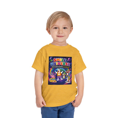 Smile Universe™ Toddler Short Sleeve Tee – "Where Being Different is CELEBRATED!" Graphic