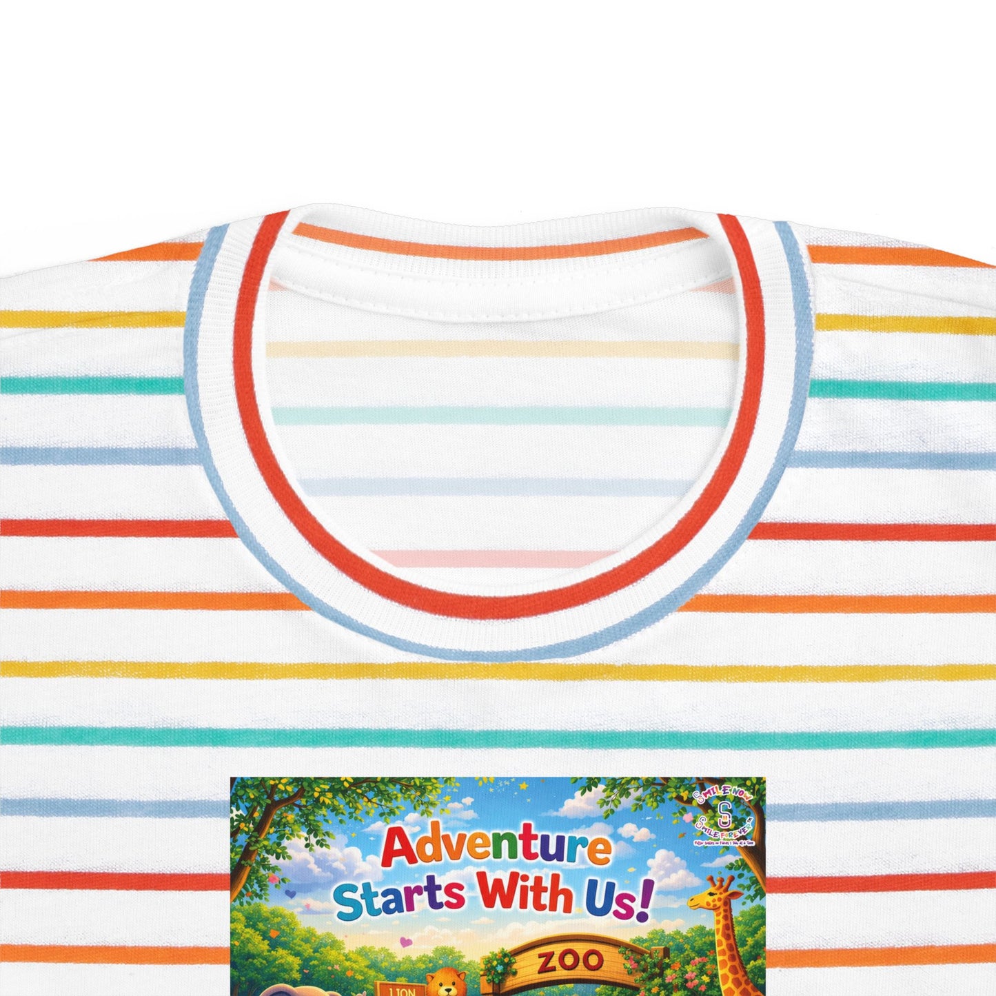 Lani™ Toddler's Fine Jersey Tee – "Adventure Starts With Us!" Graphic