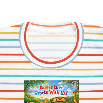 Lani™ Toddler's Fine Jersey Tee – "Adventure Starts With Us!" Graphic
