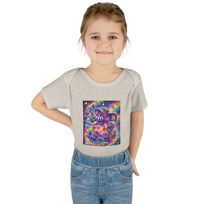 Piklez™ Infant Baby Rib Bodysuit – "Magic Paint!" Graphic | Smile Universe Collection