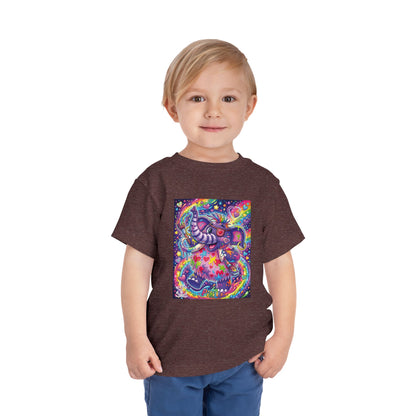 Piklez™ Toddler Short Sleeve Tee – "Magic Paint!" Graphic Shirt | Smile Universe Collection