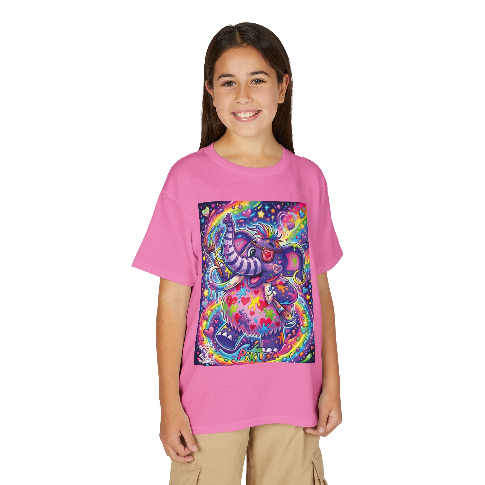 Piklez™ Youth DryBlend® T-Shirt – "Magic Paint!" Graphic Shirt | Smile Universe Collection