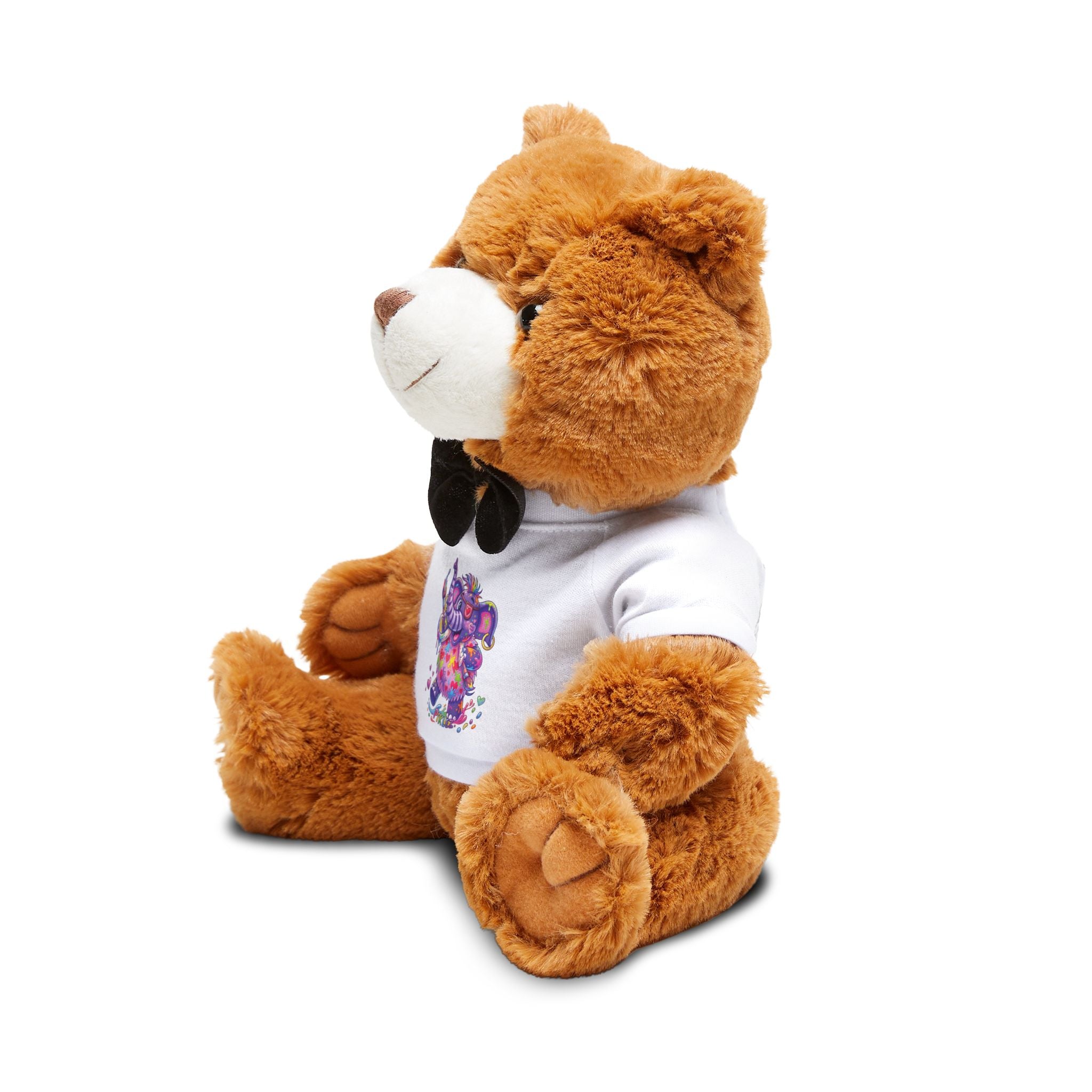 Piklez™ Teddy Bear with T-Shirt – "Magic Paint!" Graphic | Smile Universe Collection