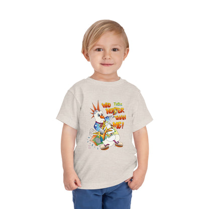 TuBz™ Rockstar Kids T-Shirt - "Who Hotter Than Me!" Graphic Tee | Smile Universe TuBz4Kidz Collection