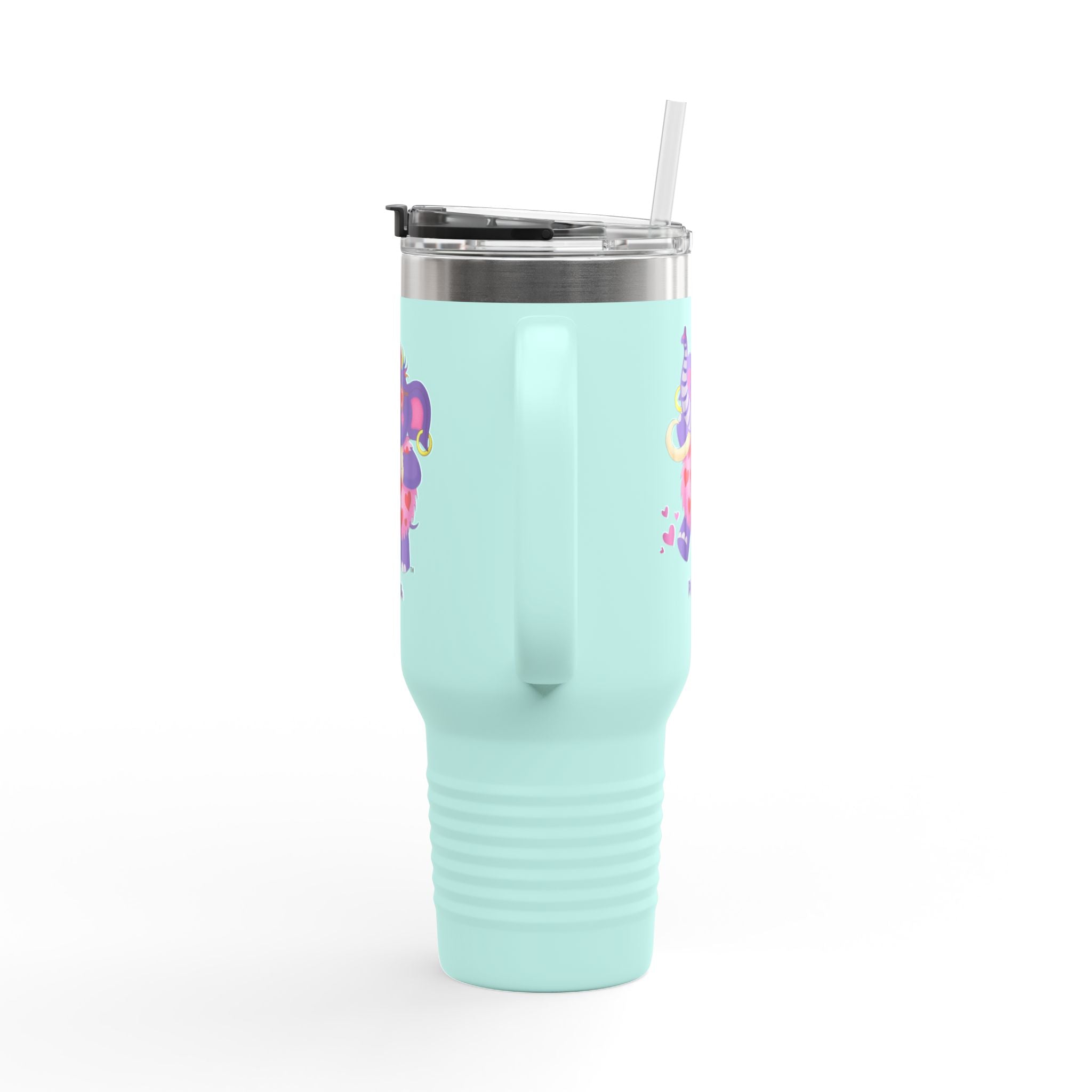 Piklez™ 40oz Insulated Travel Mug – "Full of Love!" Graphic | Smile Universe Collection