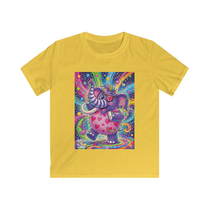 Piklez™ Kids Softstyle Tee – "Born to Celebrate!" Graphic Shirt | Smile Universe Collection