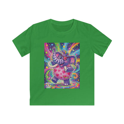 Piklez™ Kids Softstyle Tee – "Born to Celebrate!" Graphic Shirt | Smile Universe Collection