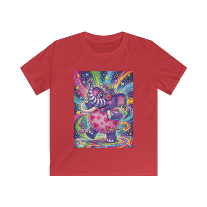 Piklez™ Kids Softstyle Tee – "Born to Celebrate!" Graphic Shirt | Smile Universe Collection