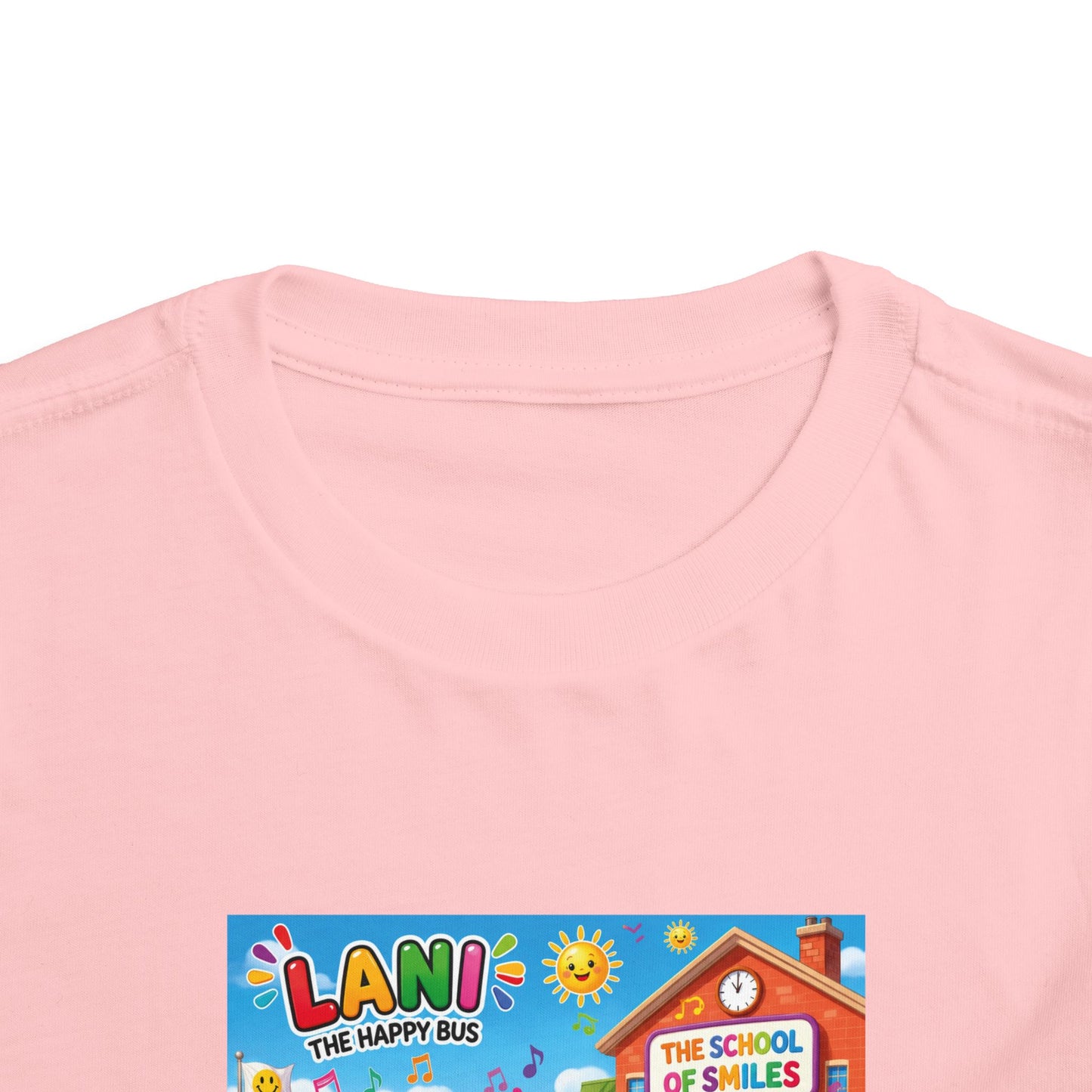 Lani™ Toddler Short Sleeve Tee – "Let's Sing Happiness Together!" Graphic