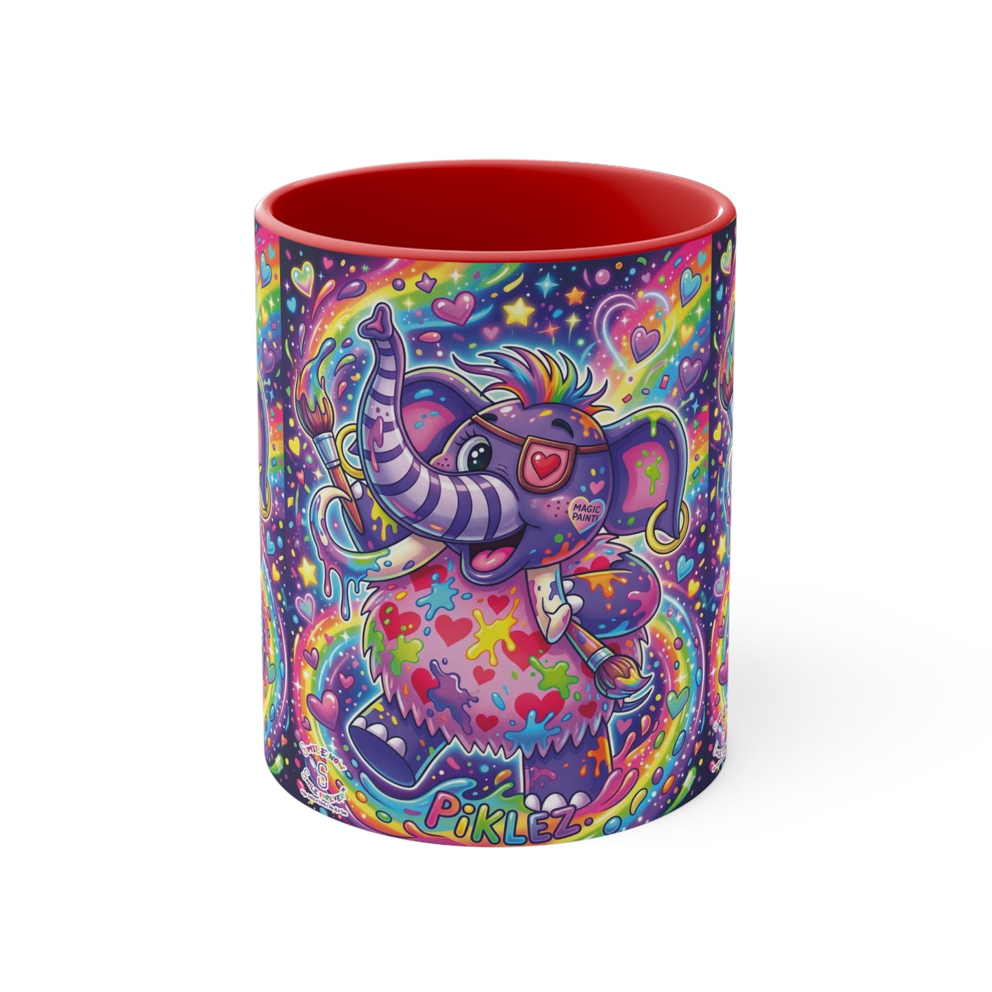 Piklez™ Accent Mug – "Magic Paint!" Graphic | Smile Universe Collection