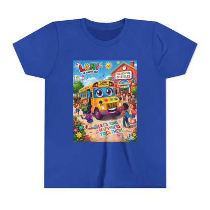 Lani™ Youth Short Sleeve Tee – "Let's Sing Happiness Together!" Graphic