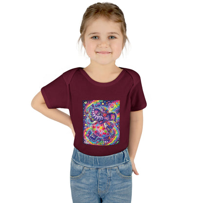 Piklez™ Infant Baby Rib Bodysuit – "Magic Paint!" Graphic | Smile Universe Collection