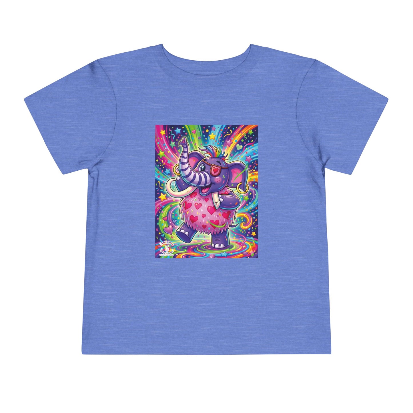 Piklez™ Toddler Short Sleeve Tee – "Born to Celebrate!" Graphic Shirt | Smile Universe Collection