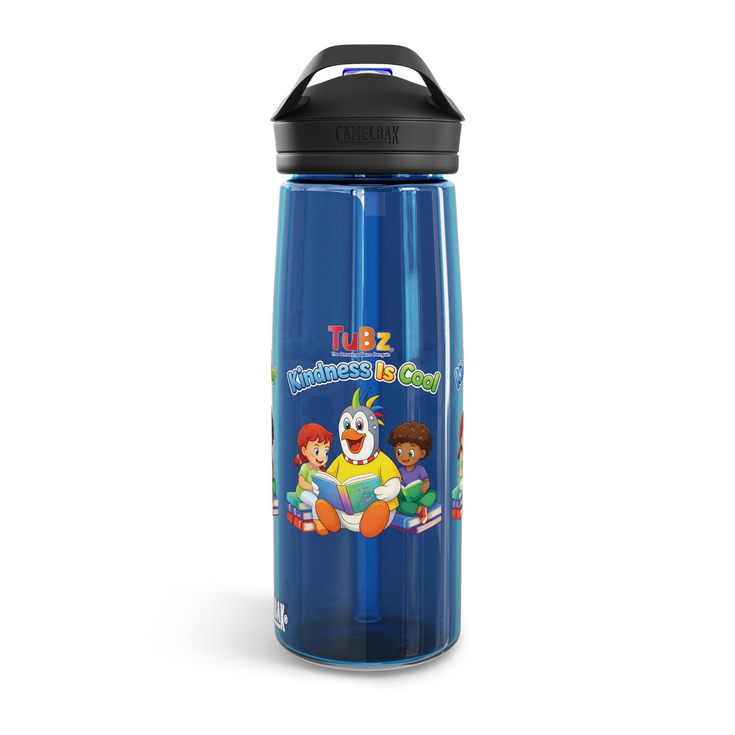 TuBz™ "Kindness Is Cool" Kids Water Bottle - School Hydration Bottle | Smile Universe TuBz4Kidz