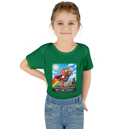 Panz™ Infant Baby Rib Bodysuit – "My Autism is My Superpower" Graphic | Smile Universe Collection