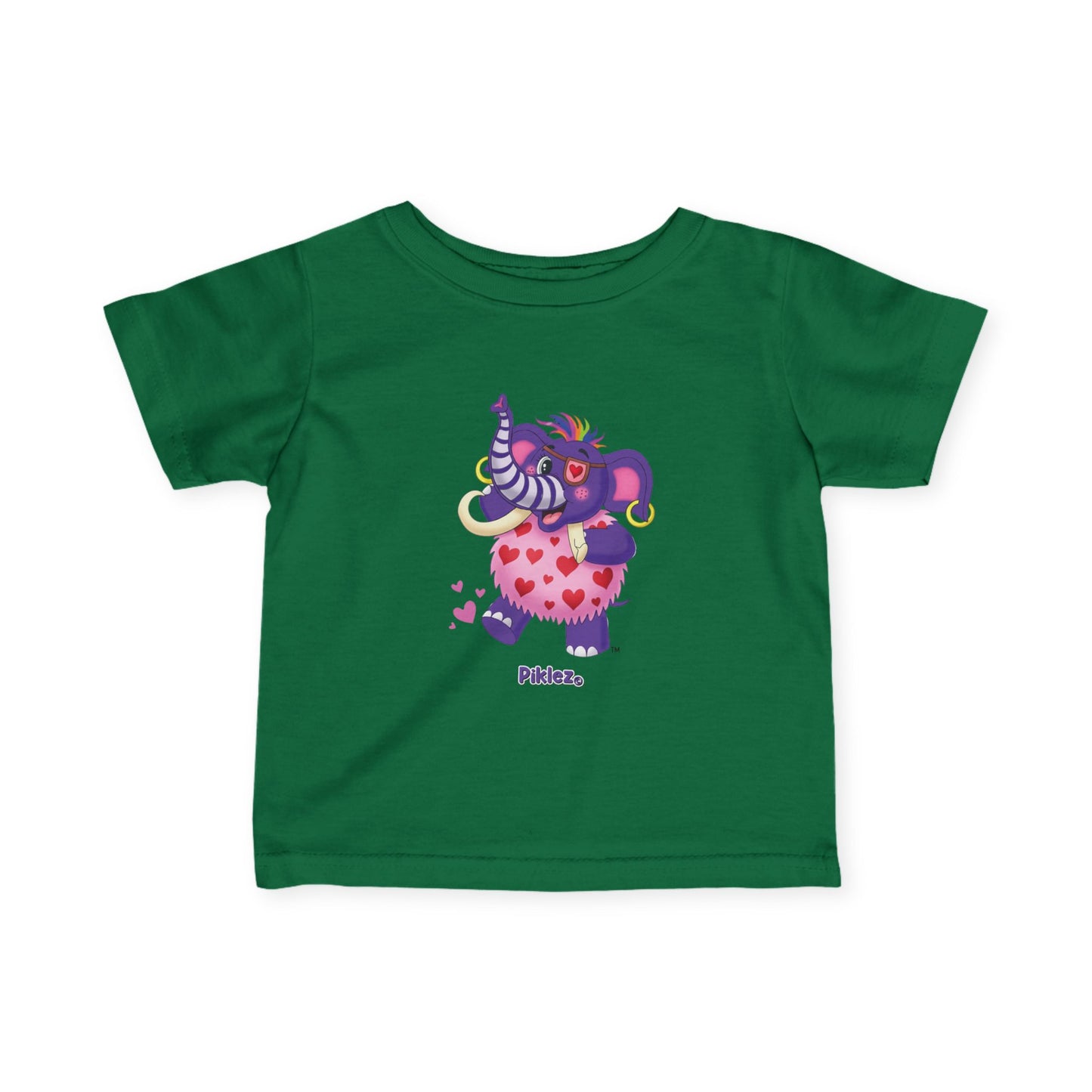 Piklez™ Infant Fine Jersey Tee – "Full of Love!" Graphic Shirt | Smile Universe Collection
