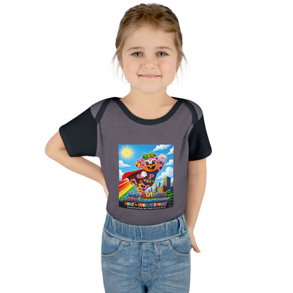 Panz™ Infant Baby Rib Bodysuit – "My Autism is My Superpower" Graphic | Smile Universe Collection