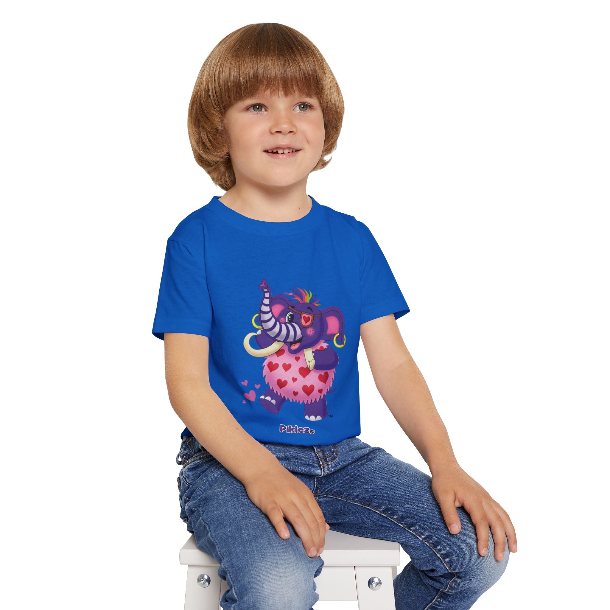 Piklez™ Heavy Cotton™ Toddler T-Shirt – "Full of Love!" Graphic Shirt | Smile Universe Collection