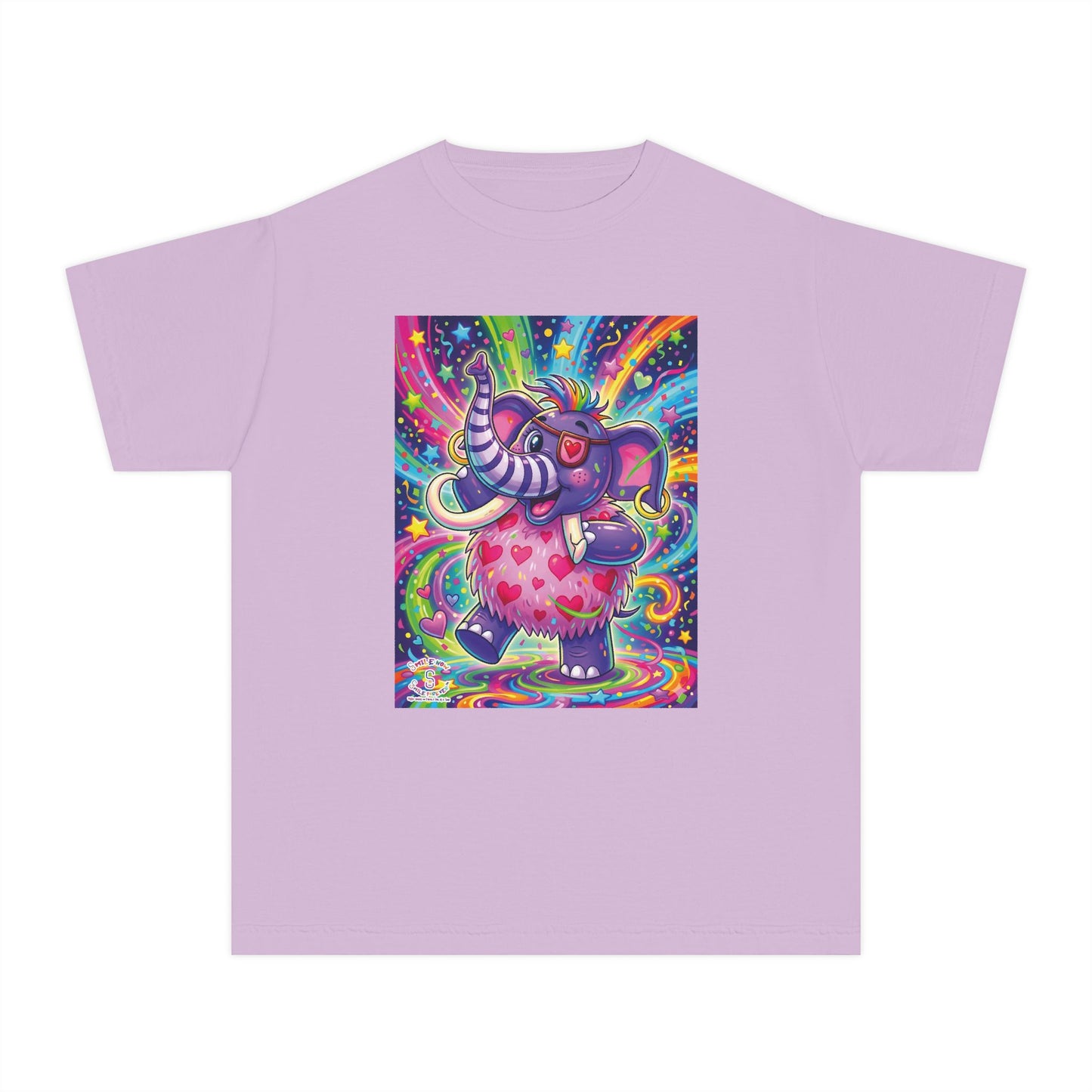 Piklez™ Youth Midweight Tee – "Born to Celebrate!" Graphic Shirt | Smile Universe Collection