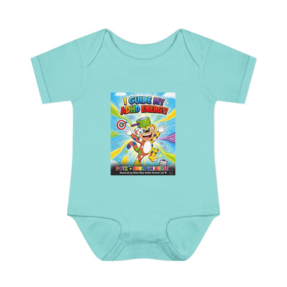 Potz™ Infant Baby Rib Bodysuit – "I Guide My ADHD Energy!" Graphic Onesie | Smile Universe Collection