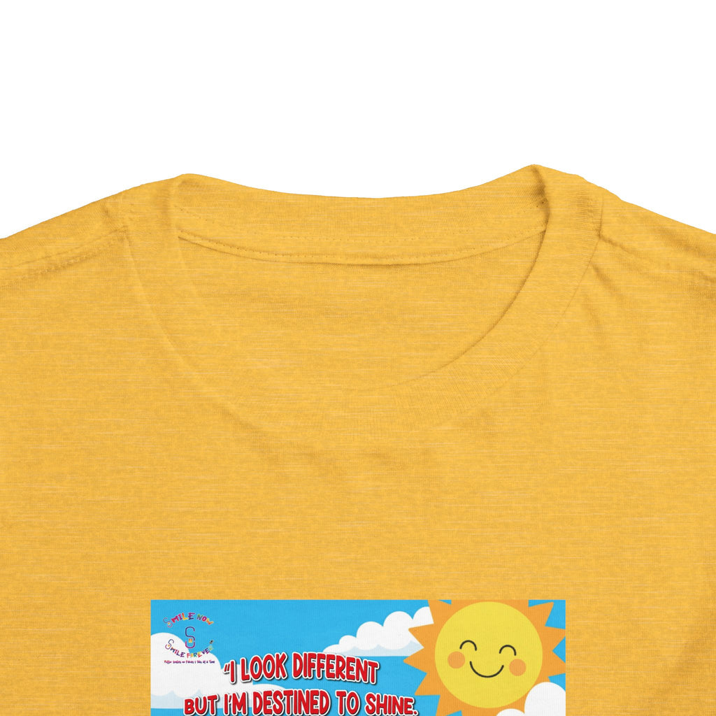 Piklez™ Toddler Tee – “Destined to Shine” Graphic Shirt | Smile Universe Collection