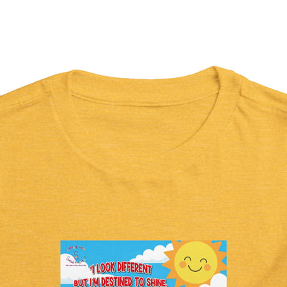 Piklez™ Toddler Tee – “Destined to Shine” Graphic Shirt | Smile Universe Collection