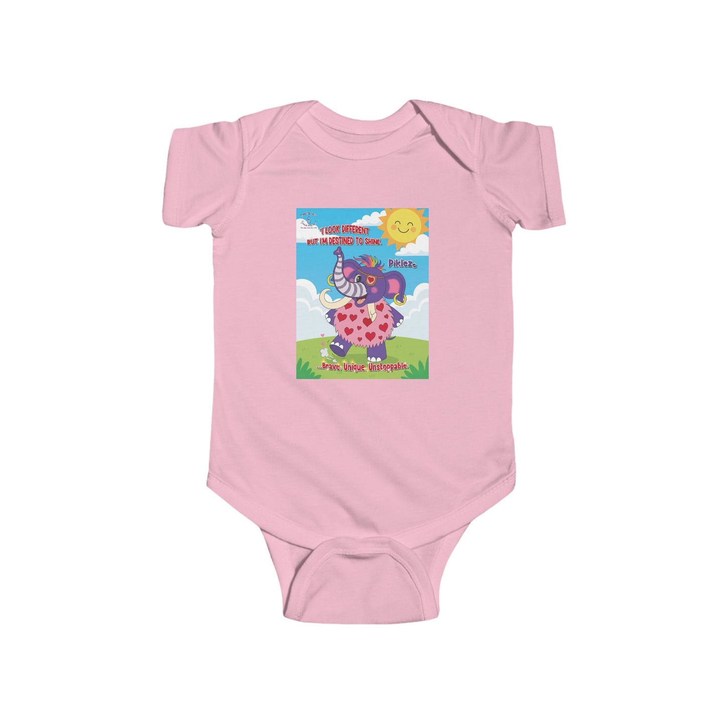 Piklez™ Infant Fine Jersey Bodysuit – “Destined to Shine” | Smile Universe Collection