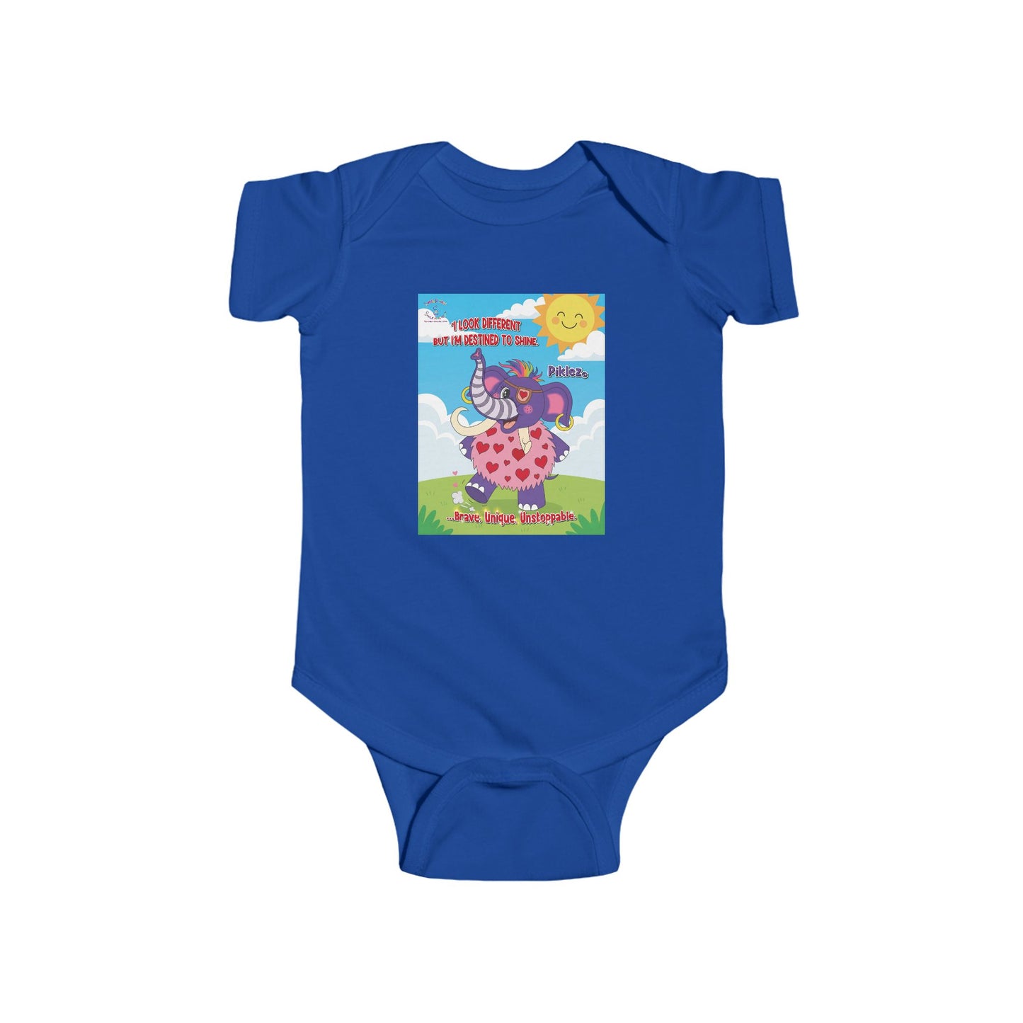 Piklez™ Infant Fine Jersey Bodysuit – “Destined to Shine” | Smile Universe Collection