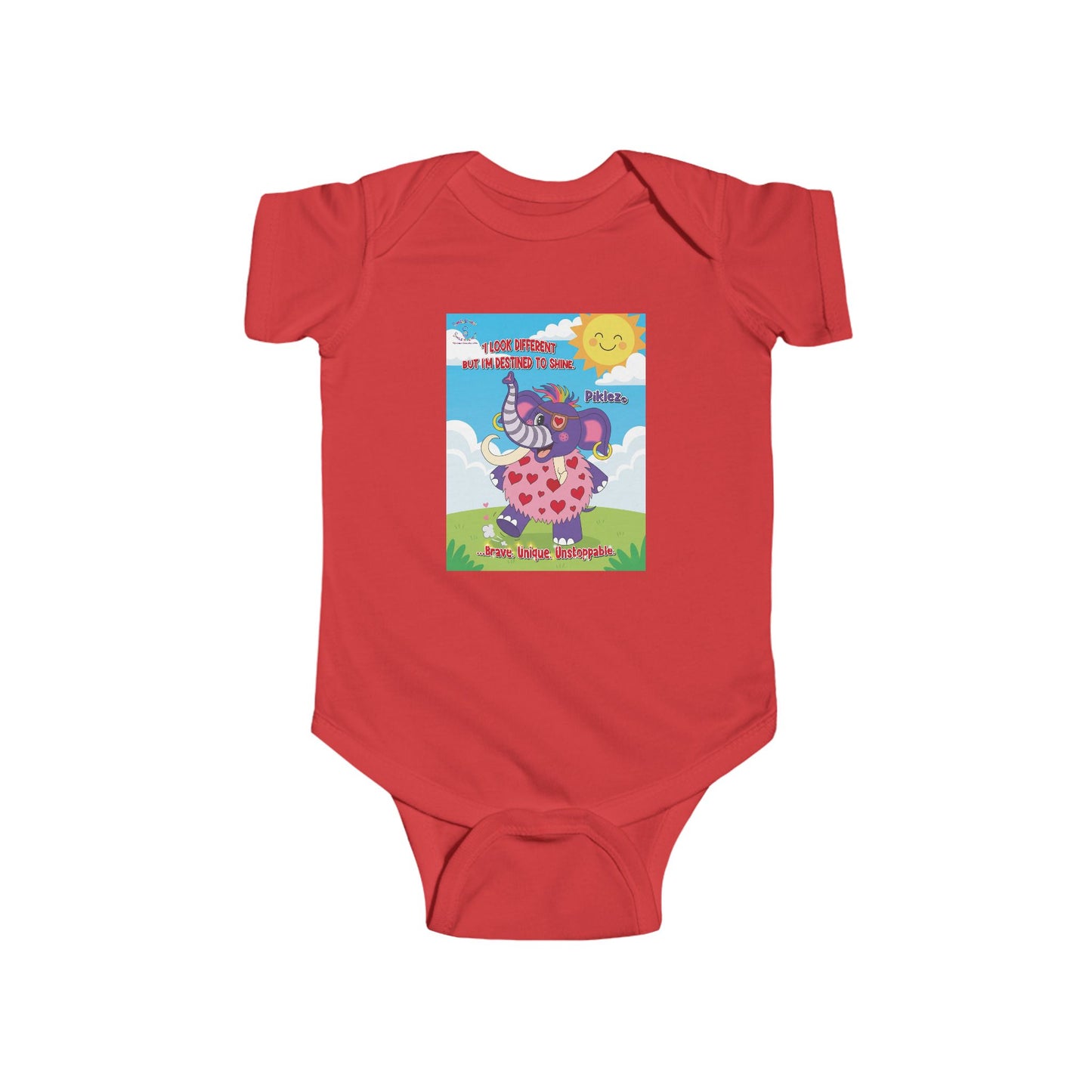 Piklez™ Infant Fine Jersey Bodysuit – “Destined to Shine” | Smile Universe Collection