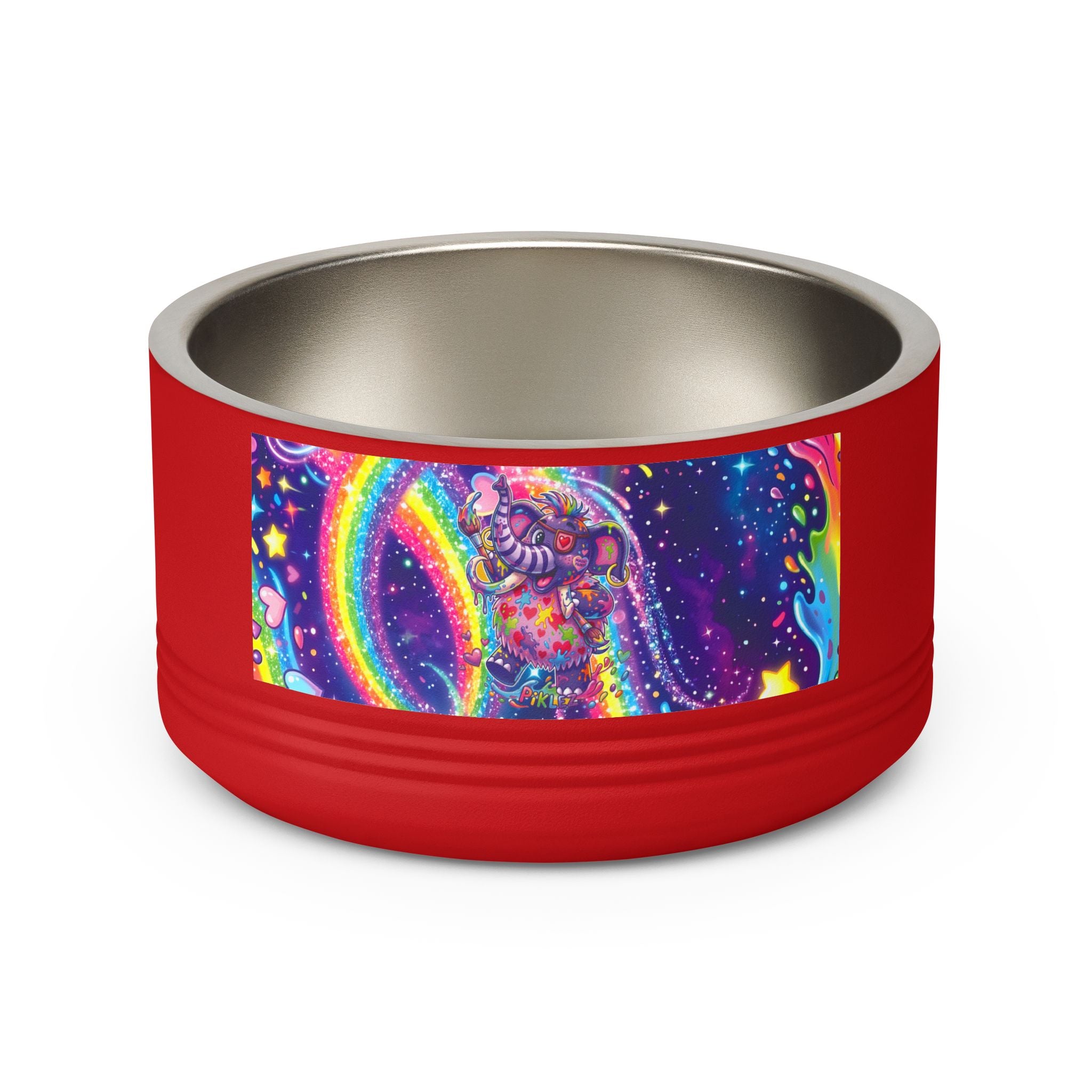 Piklez™ Pet Bowl 18oz – "Magic Paint!" Graphic | Smile Universe Collection