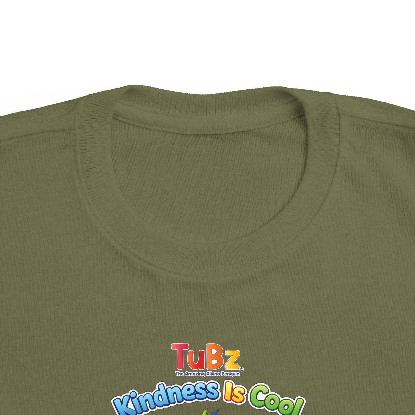 TuBz™ "Kindness Is Cool" Kids T-Shirt - Positive Message Graphic Tee | Smile Universe TuBz4Kidz
