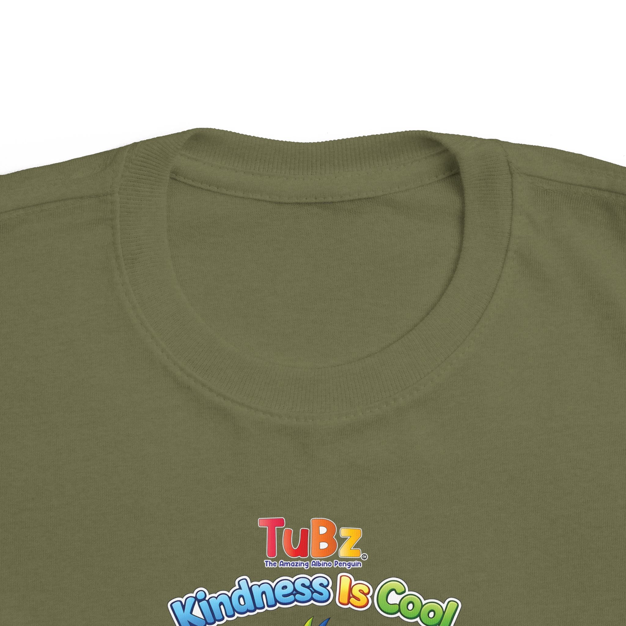 TuBz™ "Kindness Is Cool" Kids T-Shirt - Positive Message Graphic Tee | Smile Universe TuBz4Kidz
