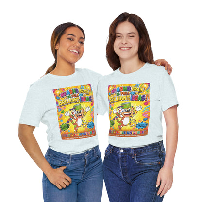 Potz™ Unisex Jersey Short Sleeve Tee – "My ADHD Brain is Full of Brilliant Ideas!" Graphic Tee | Smile Universe Collection