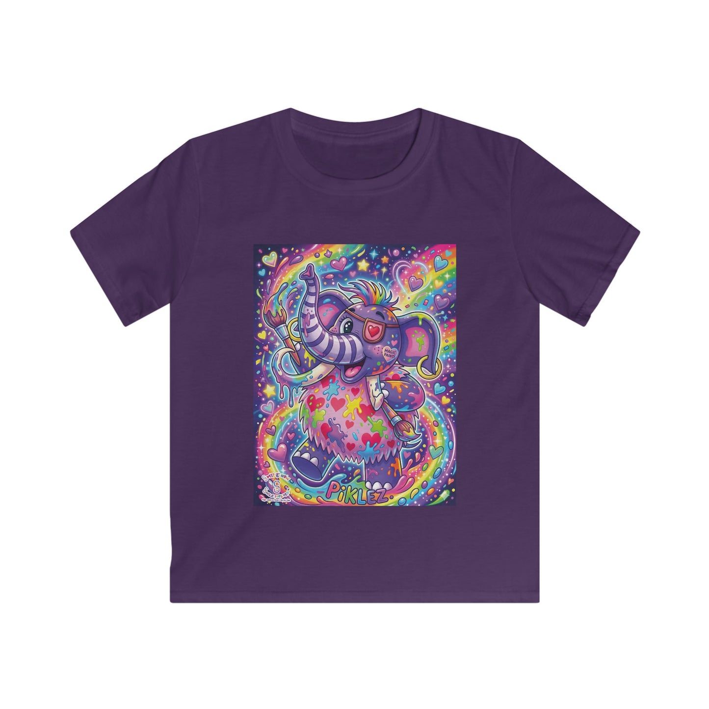 Piklez™ Toddler's Fine Jersey Tee – "Magic Paint!" Graphic Shirt | Smile Universe Collection