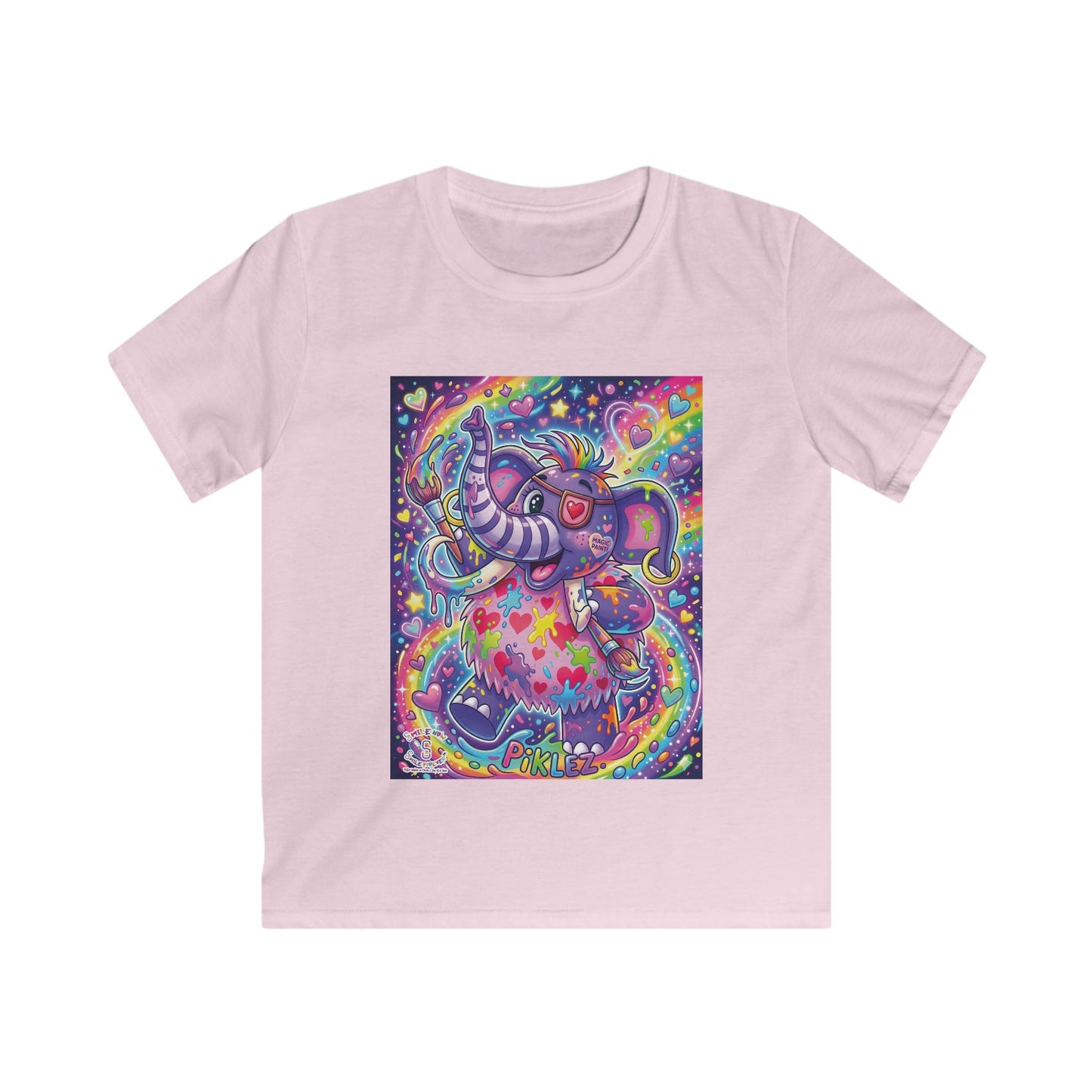Piklez™ Toddler's Fine Jersey Tee – "Magic Paint!" Graphic Shirt | Smile Universe Collection