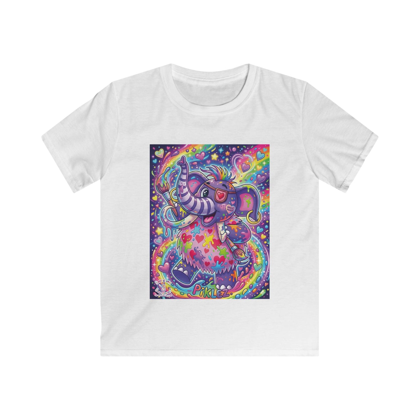 Piklez™ Toddler's Fine Jersey Tee – "Magic Paint!" Graphic Shirt | Smile Universe Collection