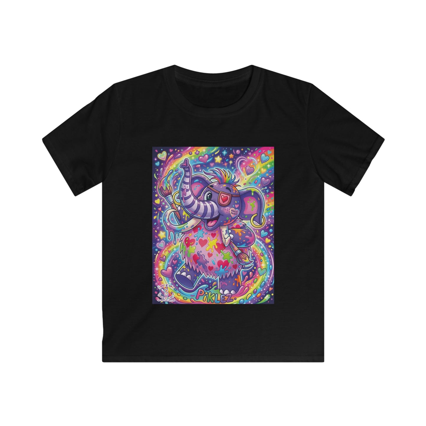 Piklez™ Toddler's Fine Jersey Tee – "Magic Paint!" Graphic Shirt | Smile Universe Collection