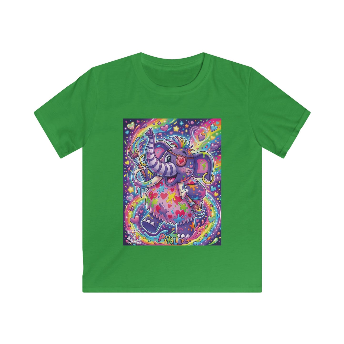 Piklez™ Toddler's Fine Jersey Tee – "Magic Paint!" Graphic Shirt | Smile Universe Collection