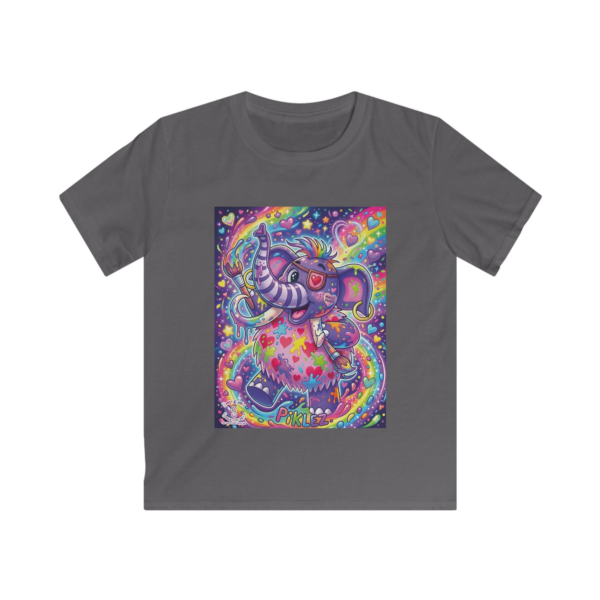 Piklez™ Toddler's Fine Jersey Tee – "Magic Paint!" Graphic Shirt | Smile Universe Collection
