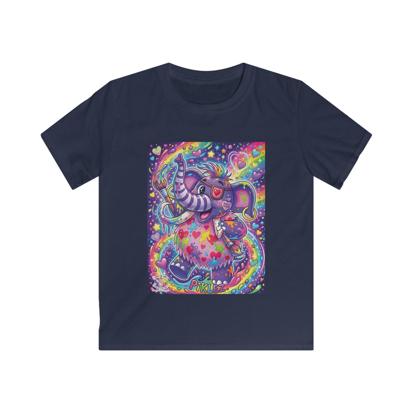 Piklez™ Toddler's Fine Jersey Tee – "Magic Paint!" Graphic Shirt | Smile Universe Collection