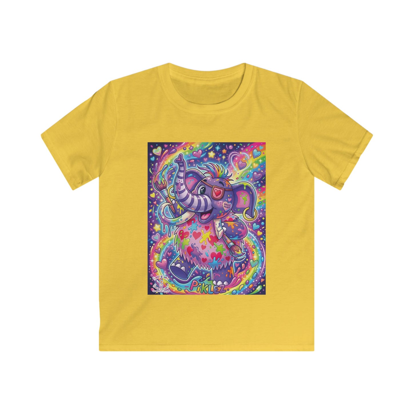Piklez™ Toddler's Fine Jersey Tee – "Magic Paint!" Graphic Shirt | Smile Universe Collection