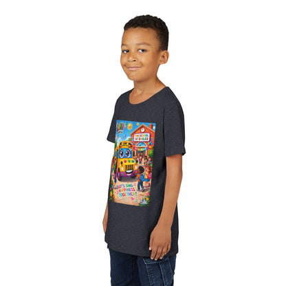 Lani™ Youth Short Sleeve Tee – "Let's Sing Happiness Together!" Graphic