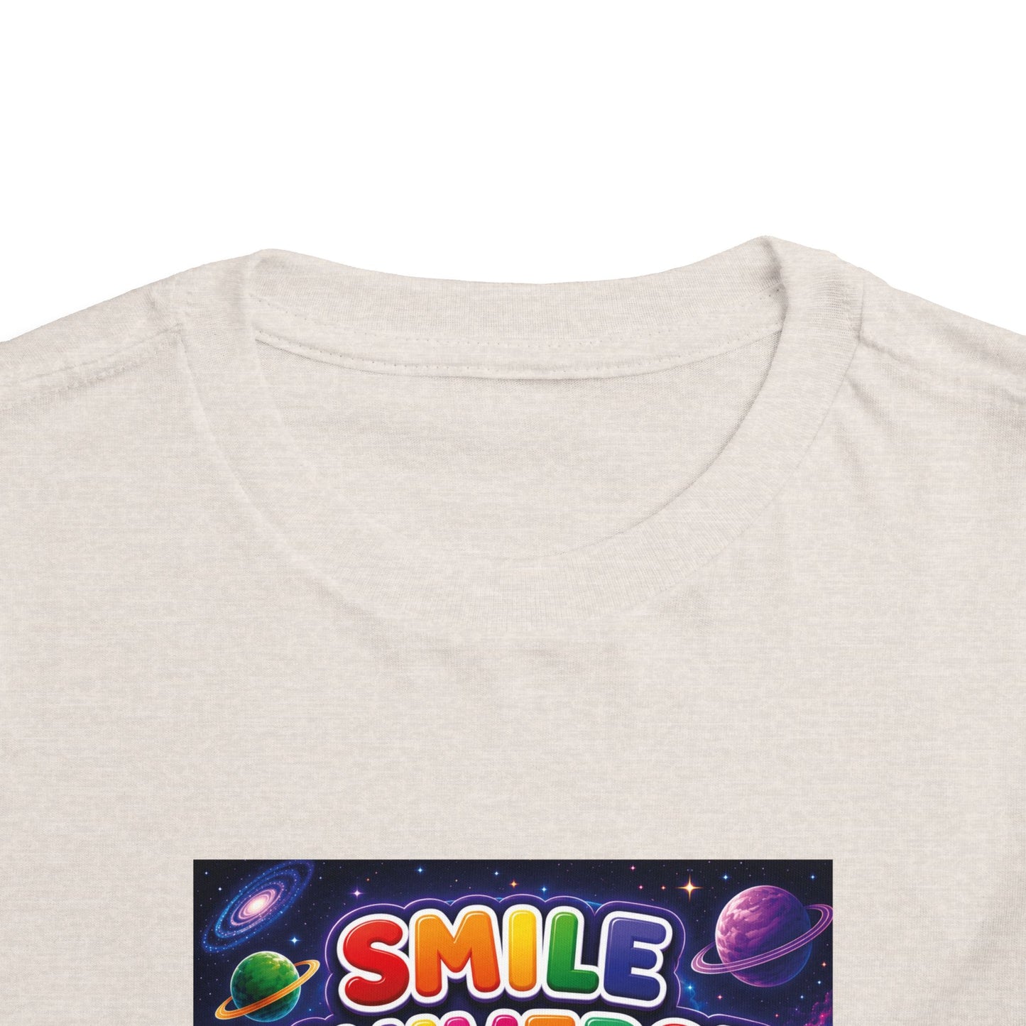 Smile Universe™ Toddler Short Sleeve Tee – "Where Being Different is CELEBRATED!" Graphic