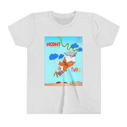 TuBz™ "I Can Do Hard Things" Youth T-Shirt | Youth Short Sleeve Tee - Motivational Kids Graphic Tee