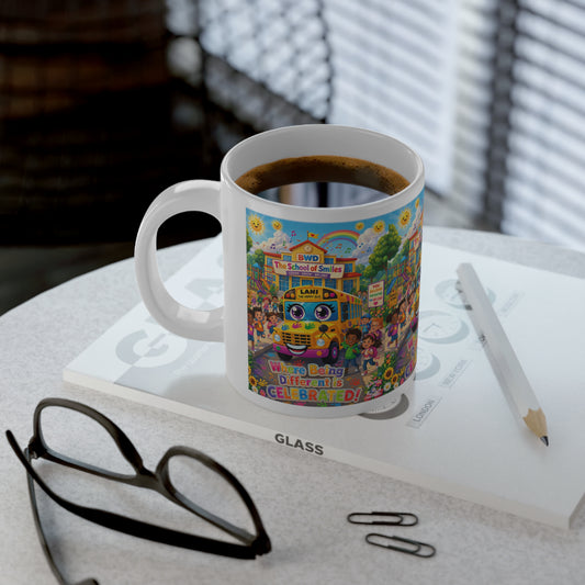 Lani™ Jumbo Mug 20oz – "Where Being Different is CELEBRATED!" Graphic