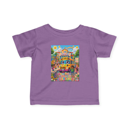 Lani™ Infant Fine Jersey Tee – "Where Being Different is CELEBRATED!" Graphic Shirt