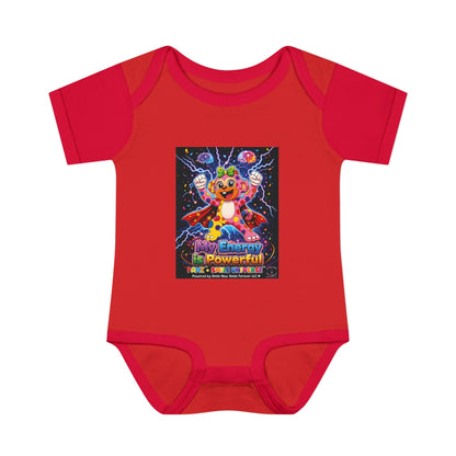 Panz™ Infant Baby Rib Bodysuit – "My Energy is Powerful" Graphic Onesie | Smile Universe Collection