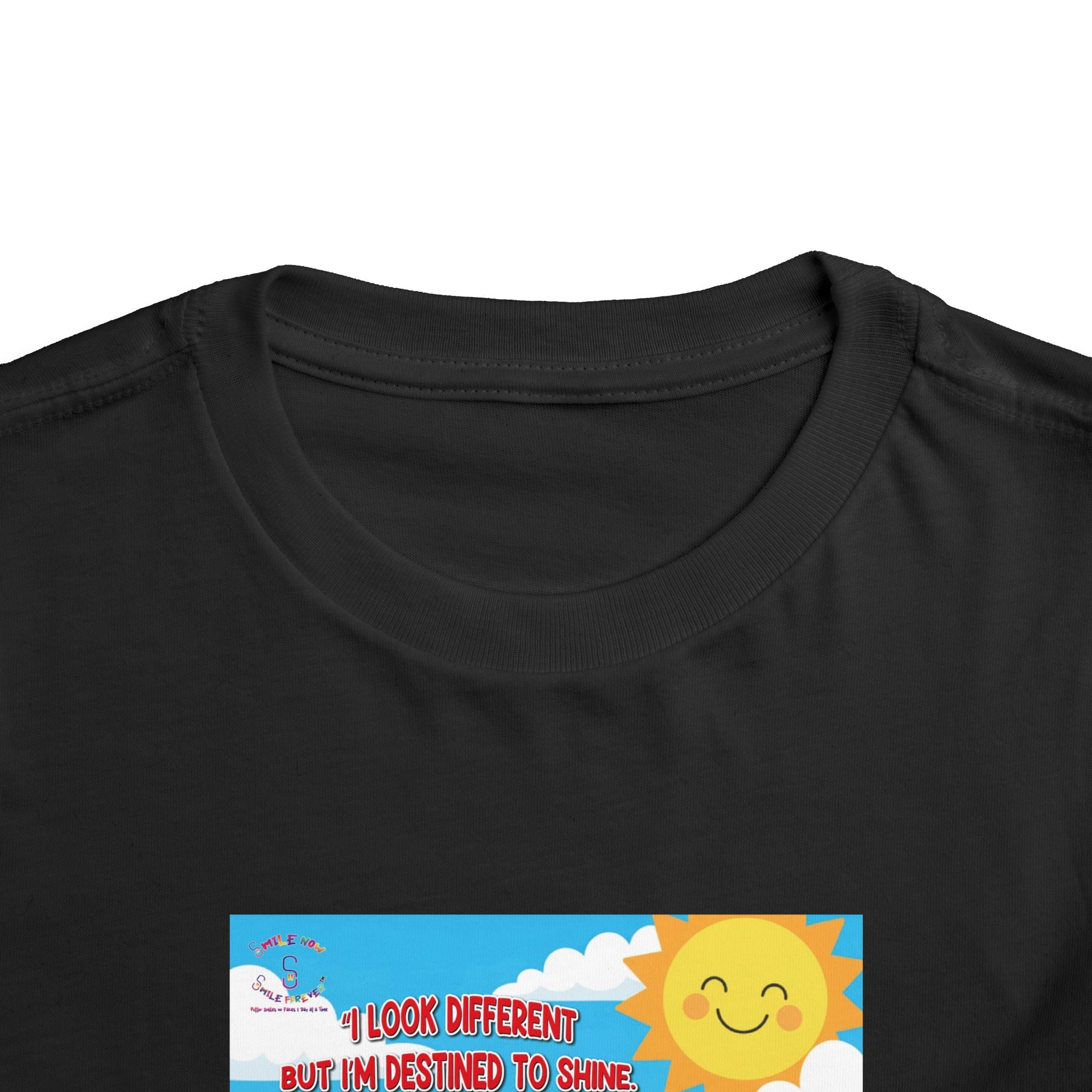 Piklez™ Toddler Tee – “Destined to Shine” Graphic Shirt | Smile Universe Collection